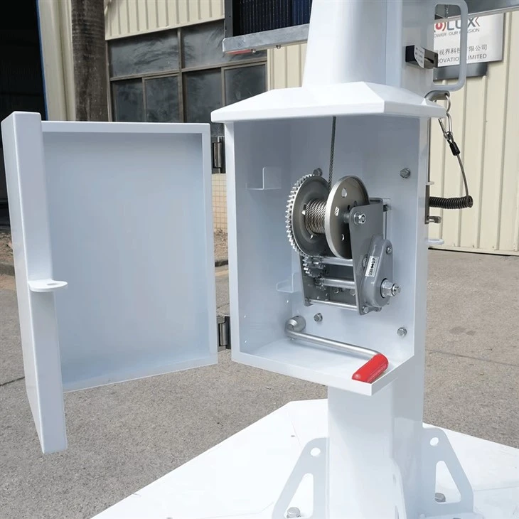 4.5m Solar-powered Cctv Security Tower price