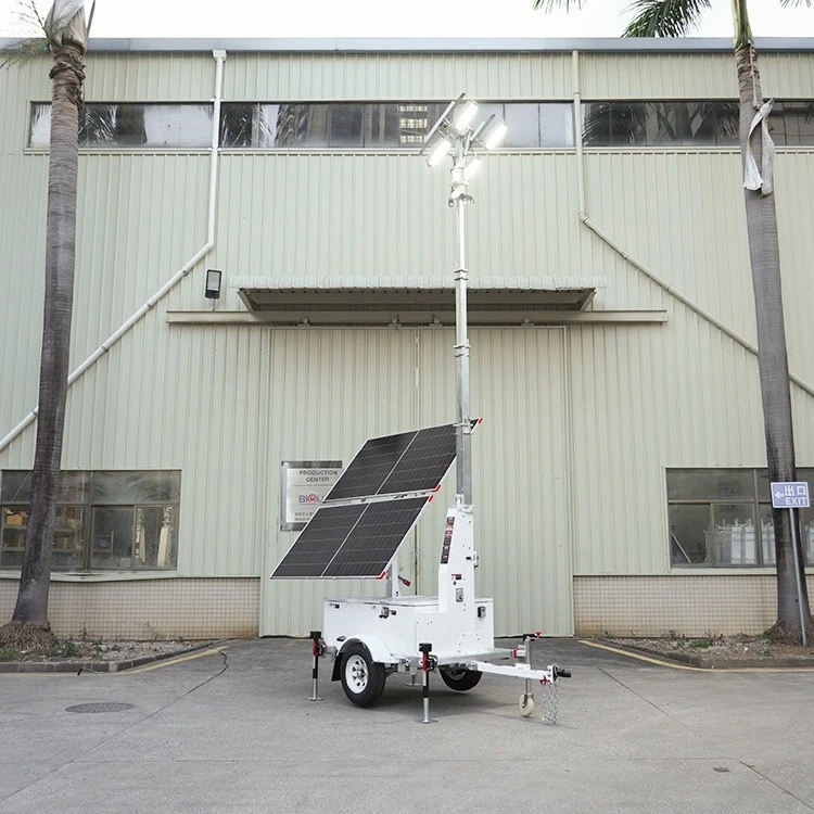 Mobile Solar Light Tower HiSOLO 1200W best