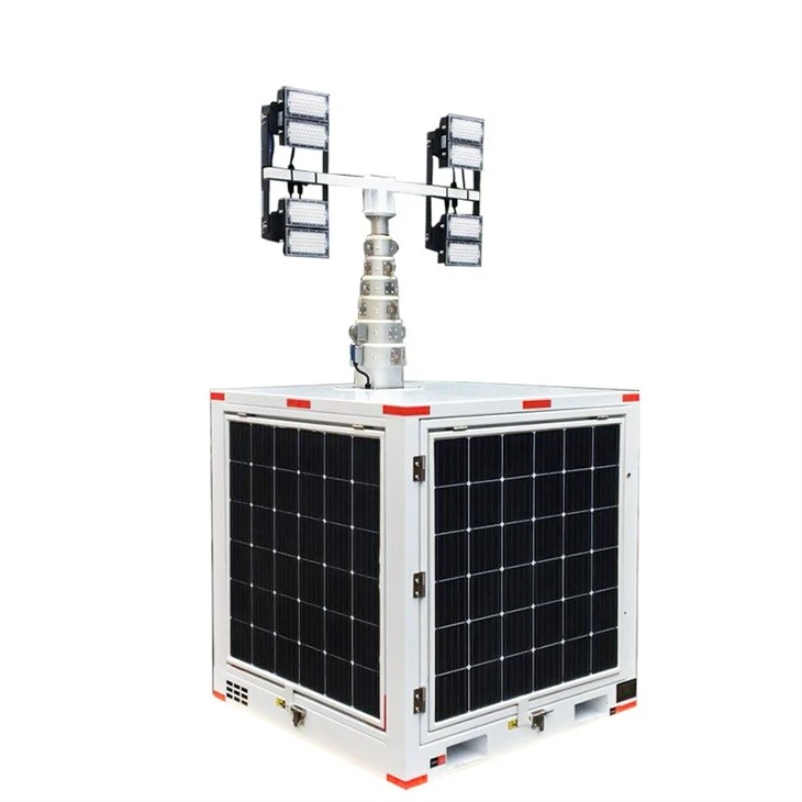 Portable Mini Tower Light Tower Cuboid LED Light Tower New Style