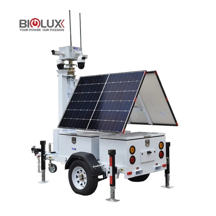 Portable Security Camera Trailer