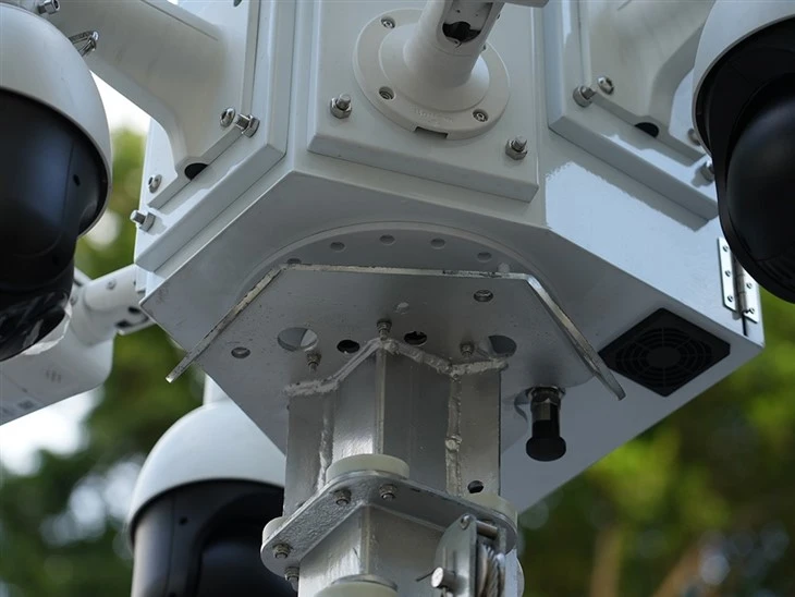 Solar CCTV Tower With AI Cameras For Construction Site price
