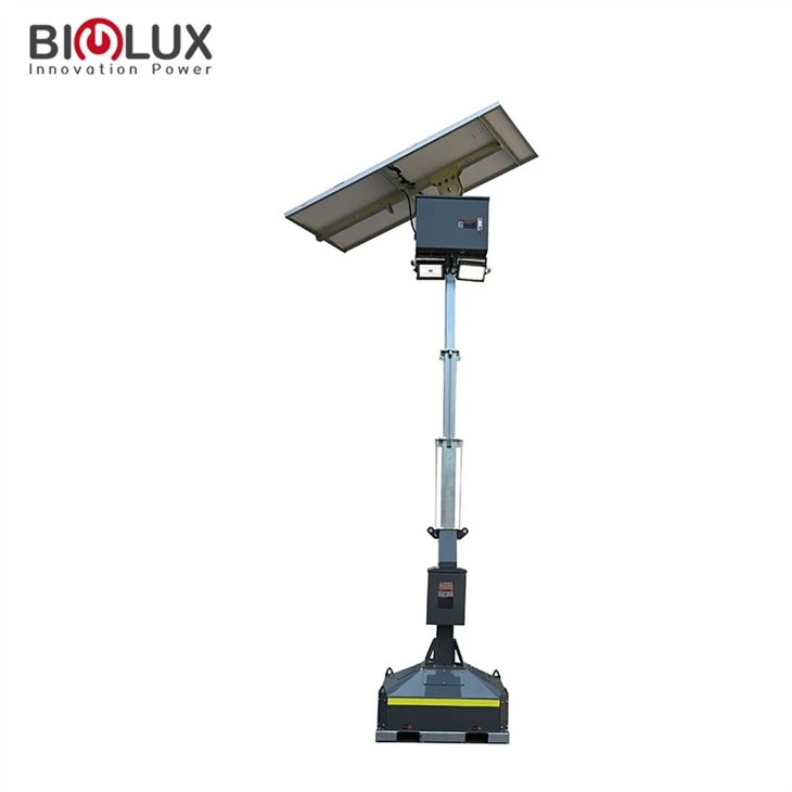 Lampu Jalan LED Boleh Dicas semula Solar Mudah Alih