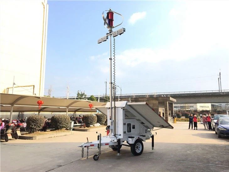 Portable Waterproof Solar Mobile Trailer Mobile Power With Solar Panels
