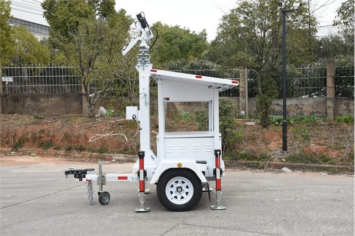 Solar Light Tower For Parking Lot