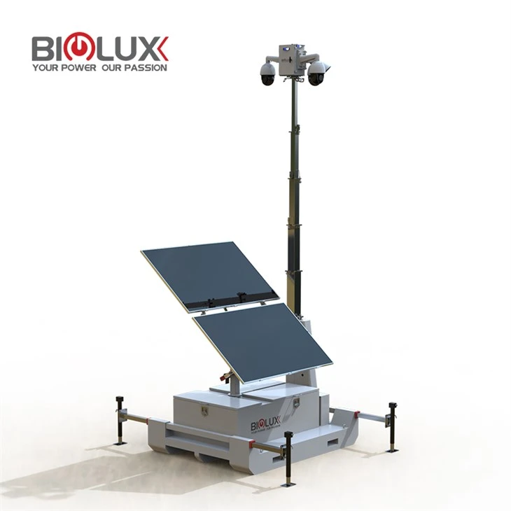 Monitoring Tower With Solar-powered best